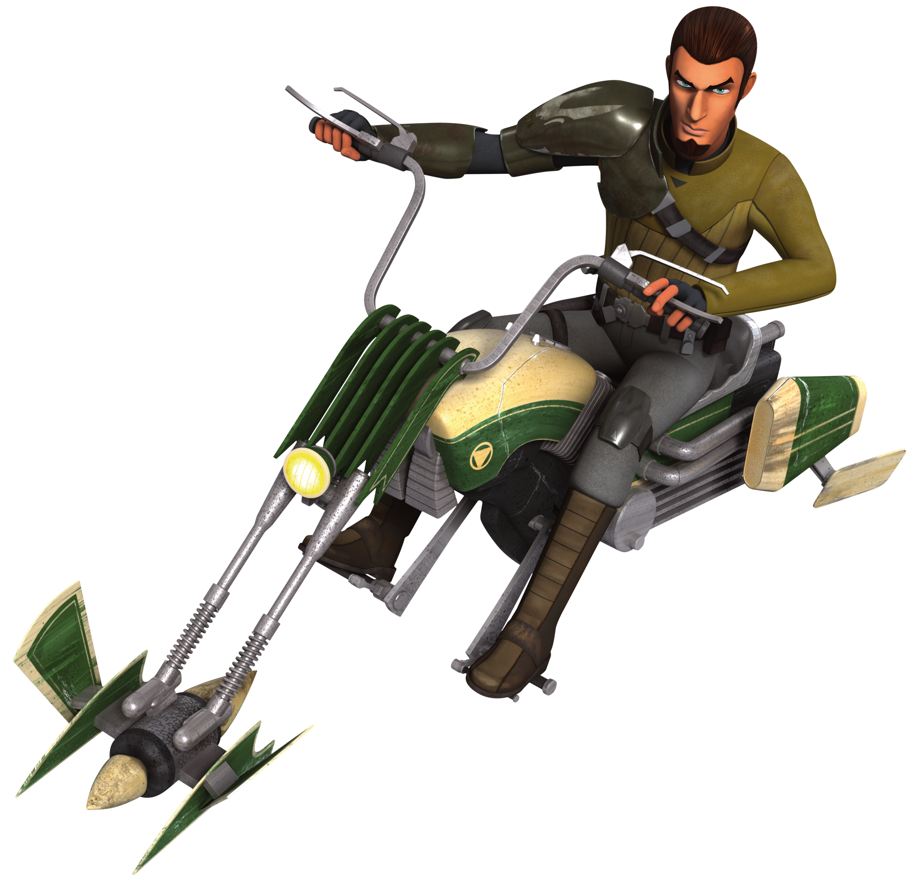 Kanan's Joben T-85 speeder bike appearance in Common Appearance