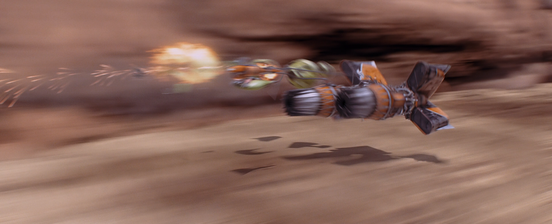 Sebulba caused Mawhonic to crash in Mushroom Mesa.