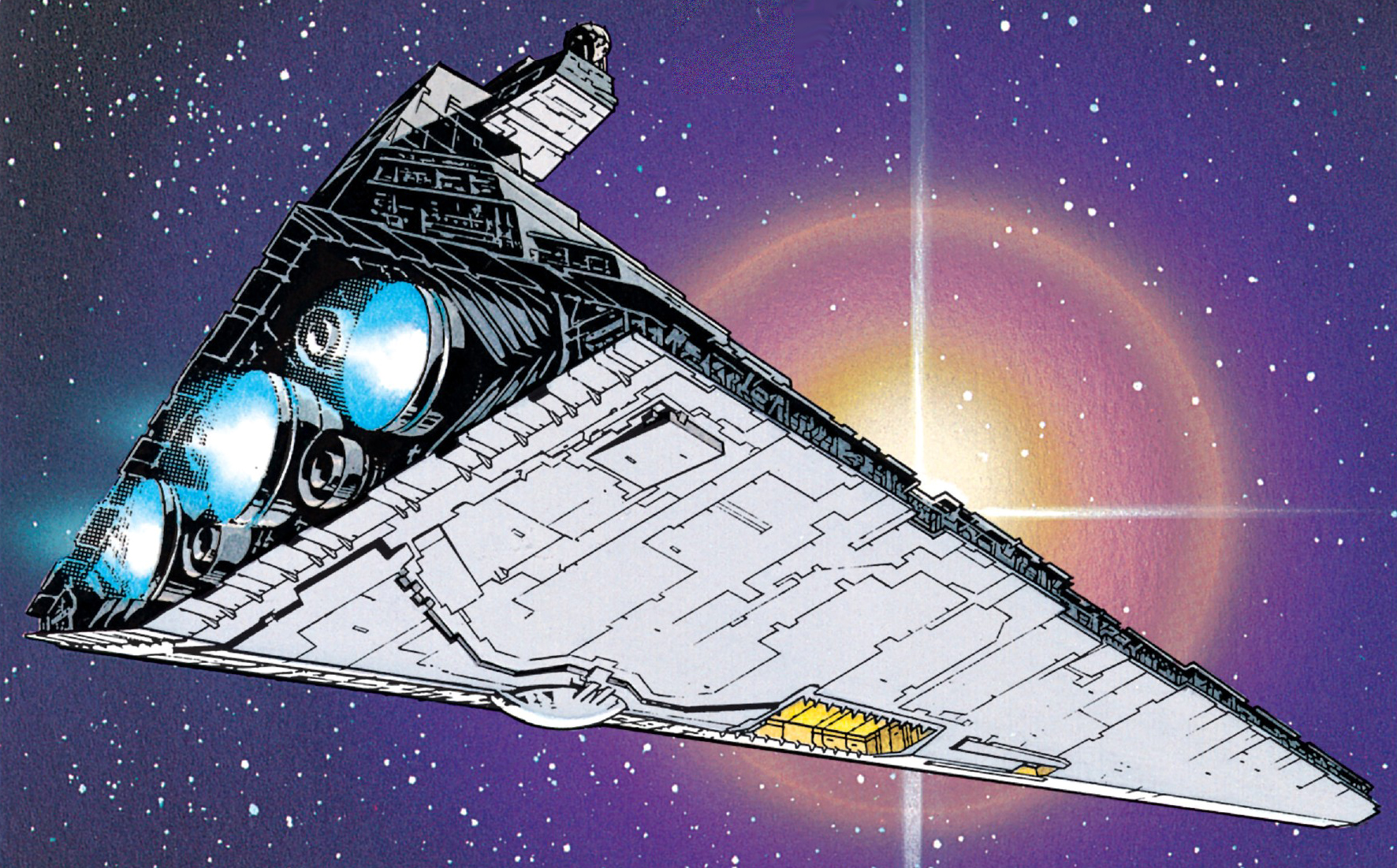 Chimaera, flagship of Thrawn's fleet.