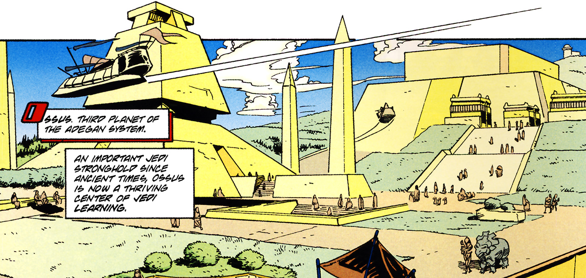 Ossus as it first appeared in Tales of the Jedi