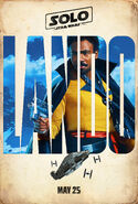 Lando Calrissian character teaser poster