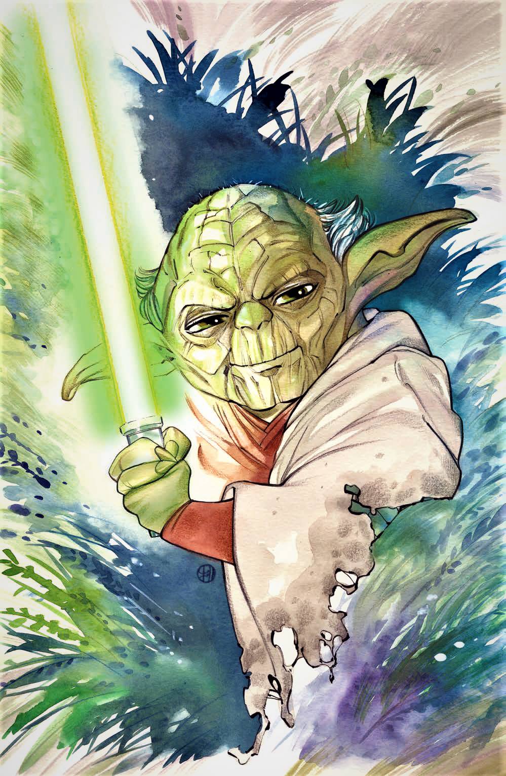 Yoda was one of the most proficient Jedi with the lightsaber.