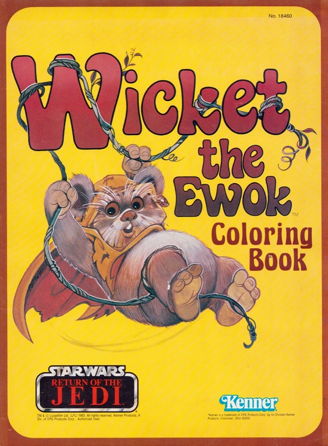 Wicket the Ewok Coloring Book Wookieepedia Fandom