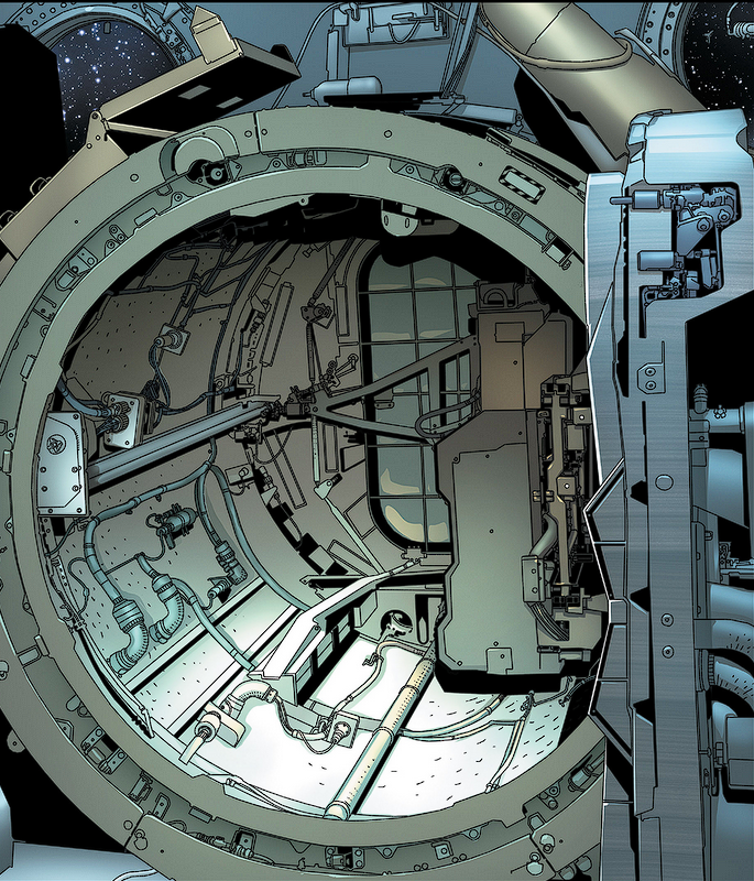 A complex airlock aboard the Executor