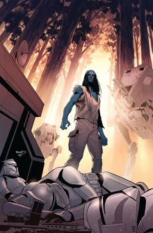 For his actions against the Grysk, Thrawn is exiled from the Chiss Ascendancy.