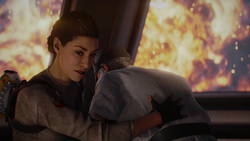 Iden attempts to save her father