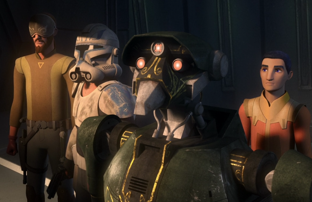 Kalani and the rebels watch as the Empire arrives on Agamar.