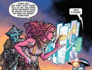 5A-G3 helped Zeen Mrala and Qort search for Lula Talisola in the aftermath of Starlight Beacon's fall.