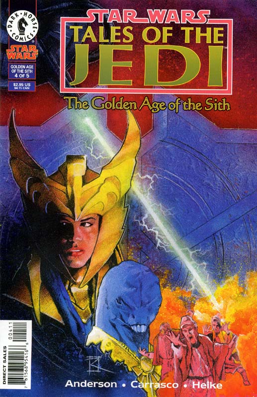 Jori Daragon's amulet first appeared in Tales of the Jedi – The Golden Age of the Sith 4.