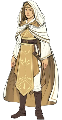 Avar Kriss in her temple attire