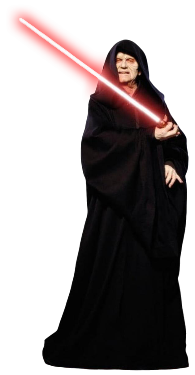 Darth Sidious concealed his nature as the Dark Lord of the Sith behind the facade of Sheev Palpatine.