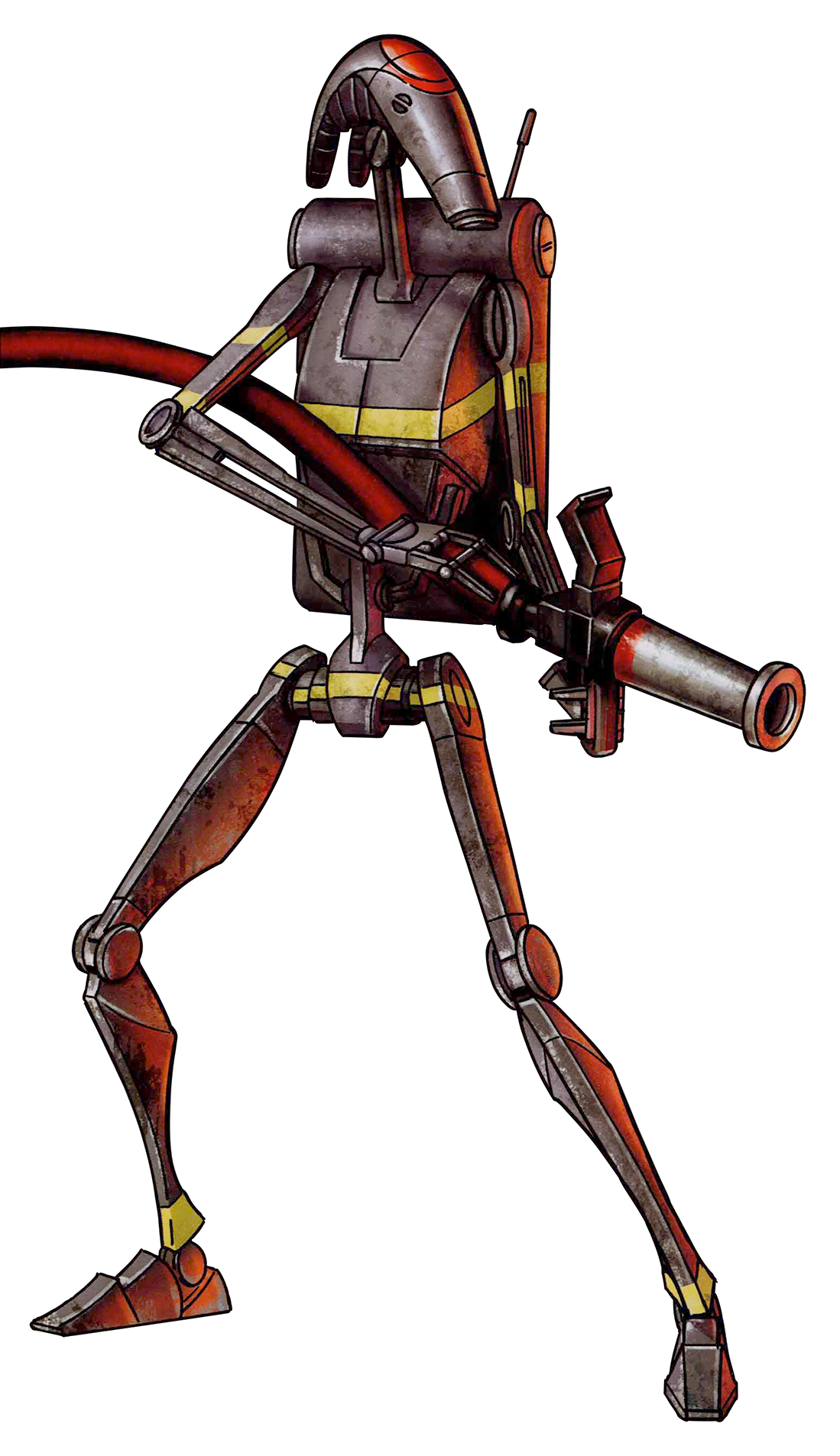 Firefighter battle droid appearance in Common Appearance