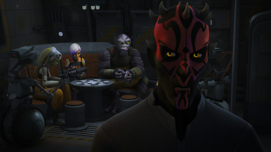 After falling into a trap Zeb and his companions found themselves in the grip of Maul.