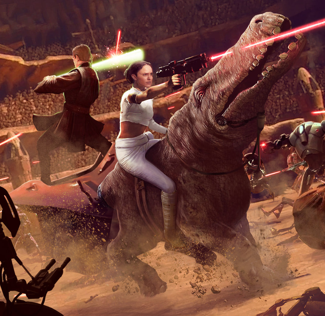 star wars attack of the clones battle of geonosis