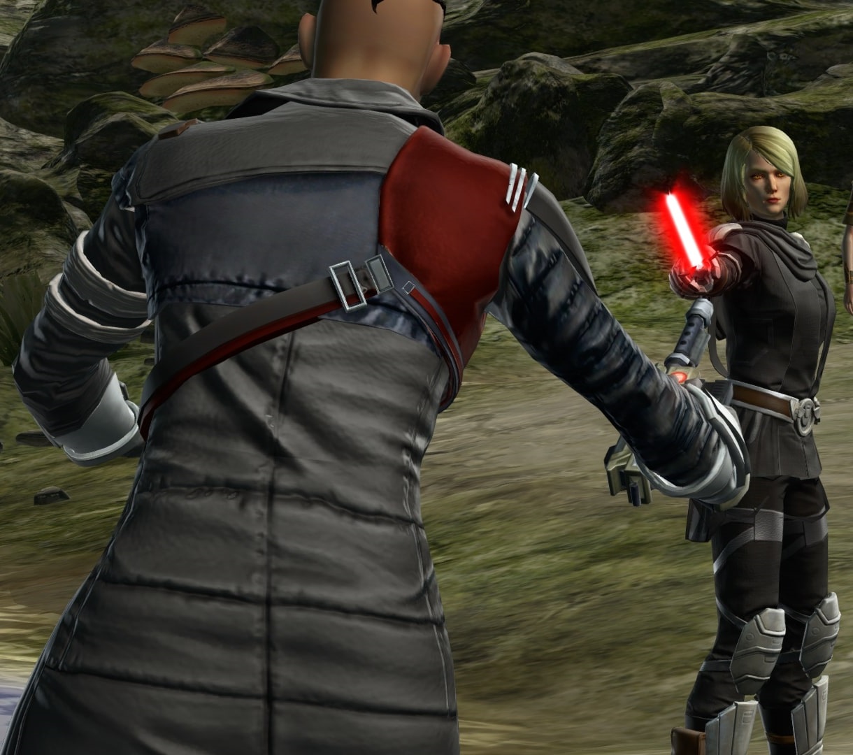 Theron surrenders himself to Lana and the Commander.