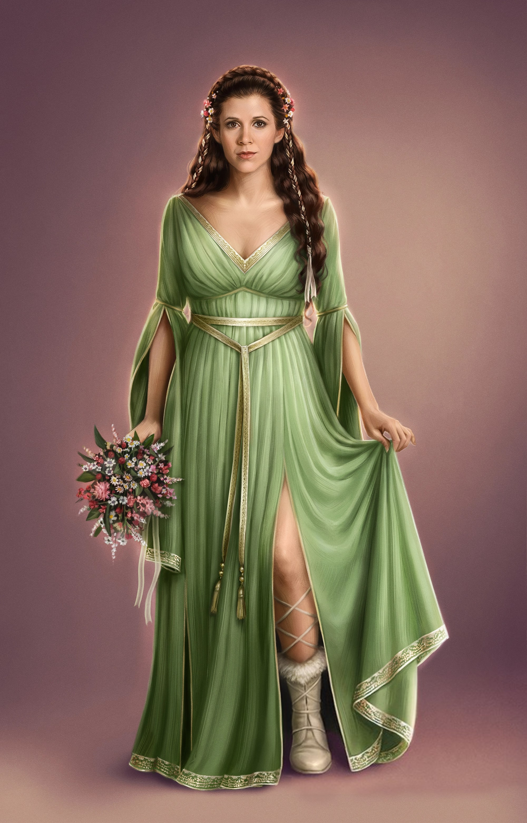 Leia Organa's wedding dress, Wookieepedia