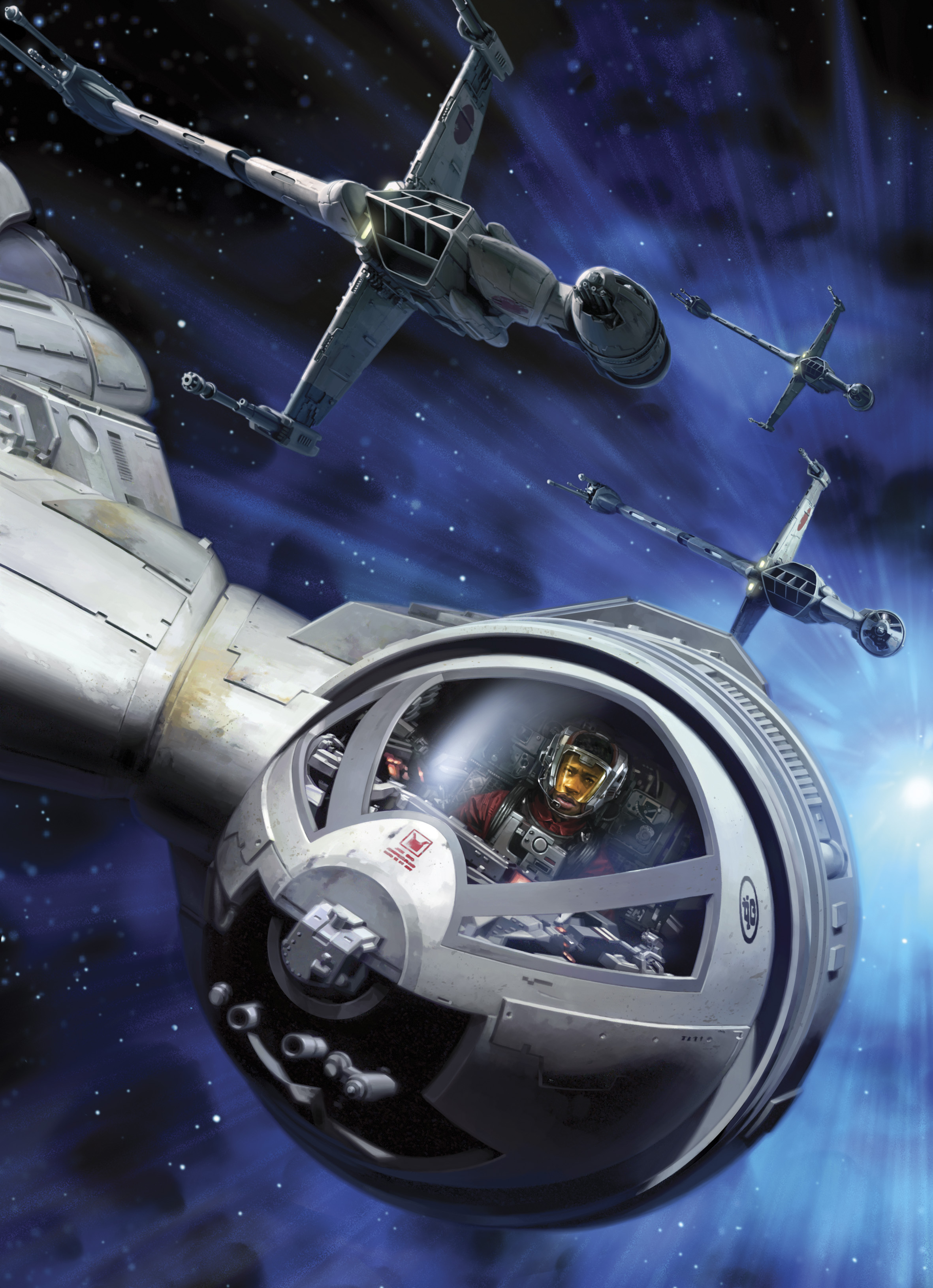 Star Wars Miniatures Starship Battles B-Wing Starfighter 