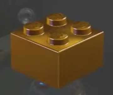 Golden lego brick sales
