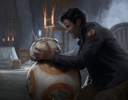 star wars - What does the writing on Poe Dameron's flight vest say? -  Science Fiction & Fantasy Stack Exchange