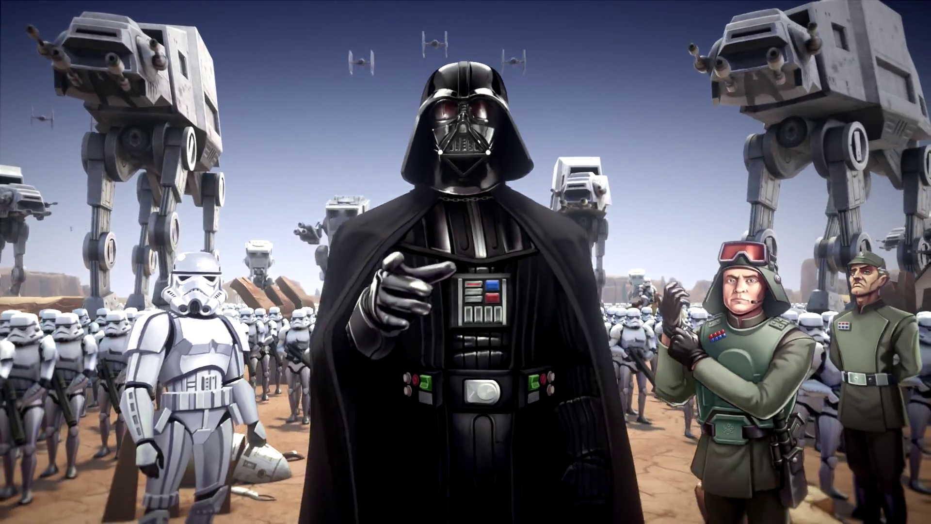 The Imperial Army served as the ground based strike force of the Galactic Empire.