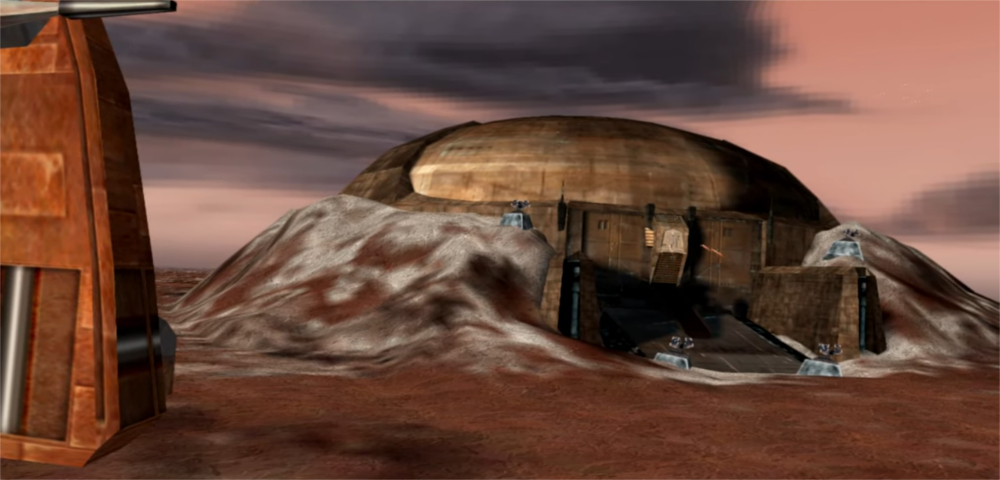 The base in the early days of the Clone Wars.