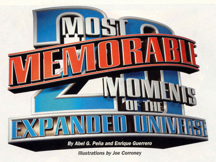 20 Most Memorable Moments of the Expanded Universe appearance 