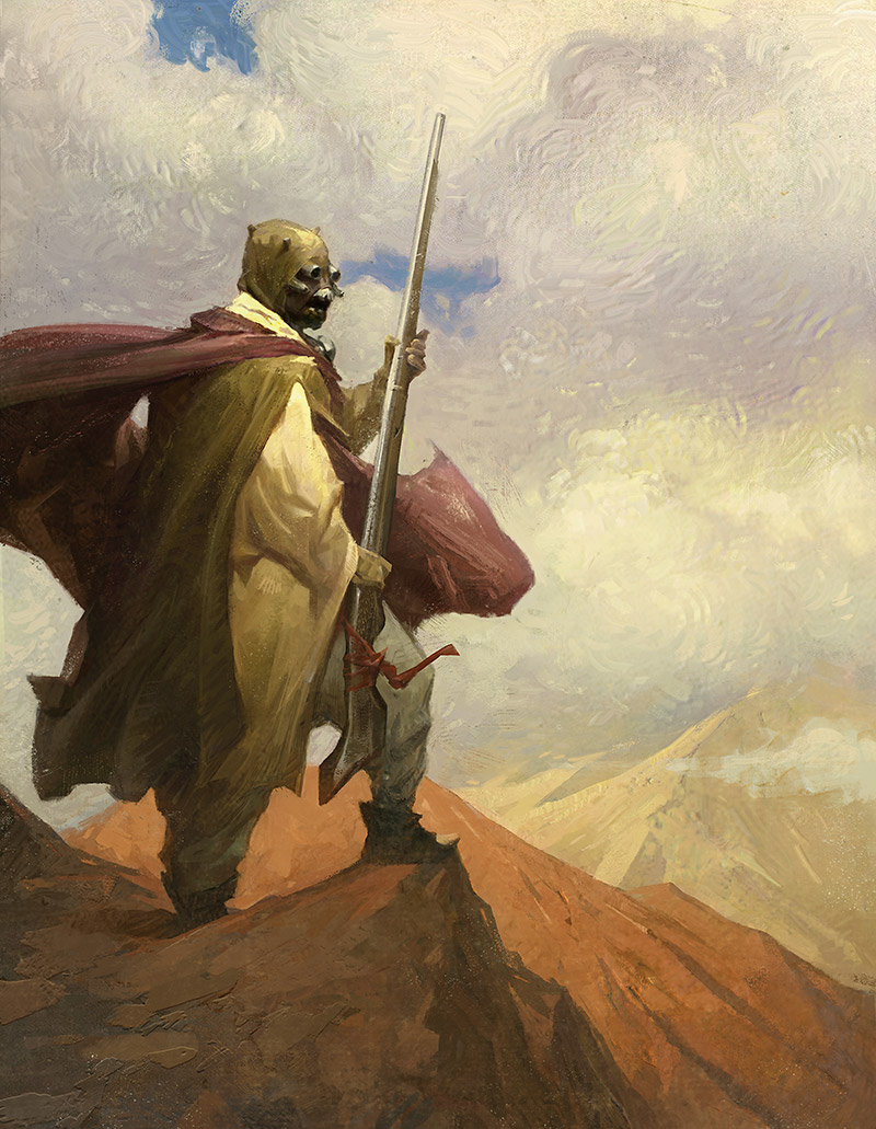 The Tusken Raiders (one pictured) were threatened with Krayt's return if they ever raided another settlement.