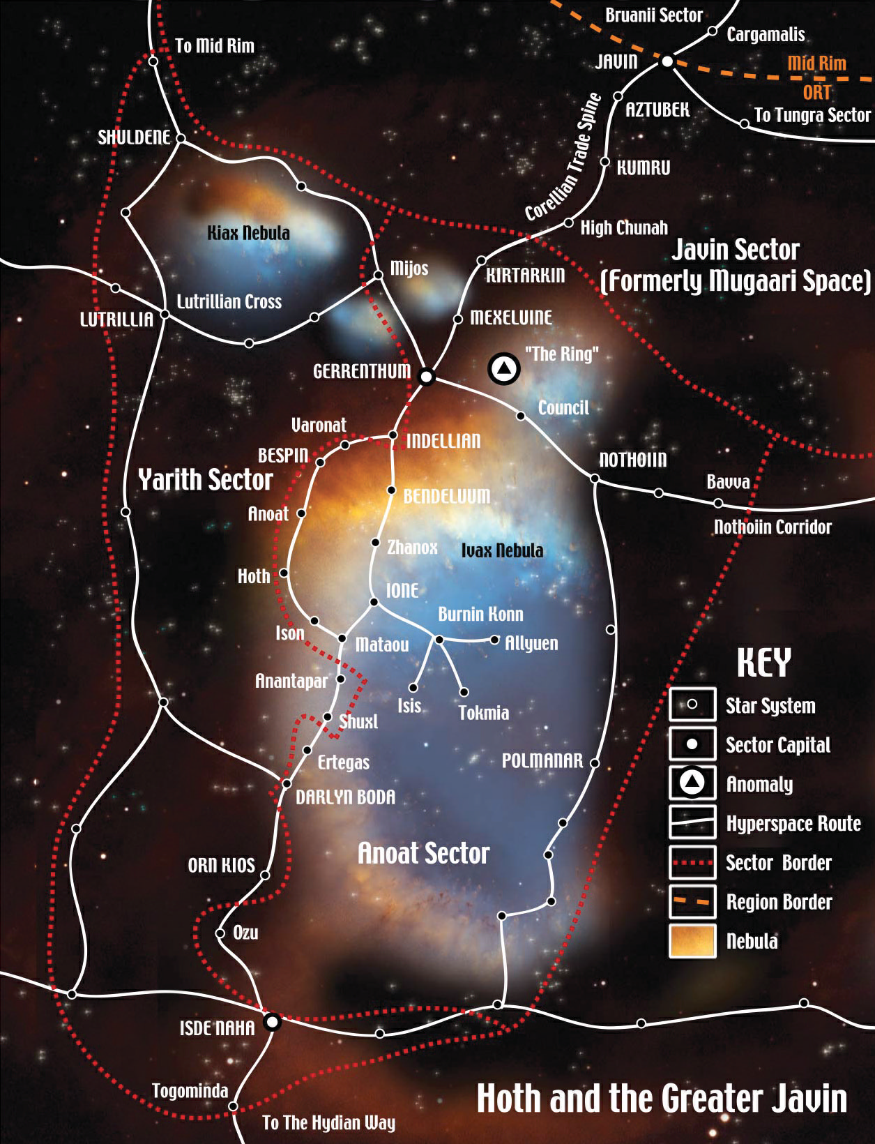 Javin sector appearance in Common Appearance