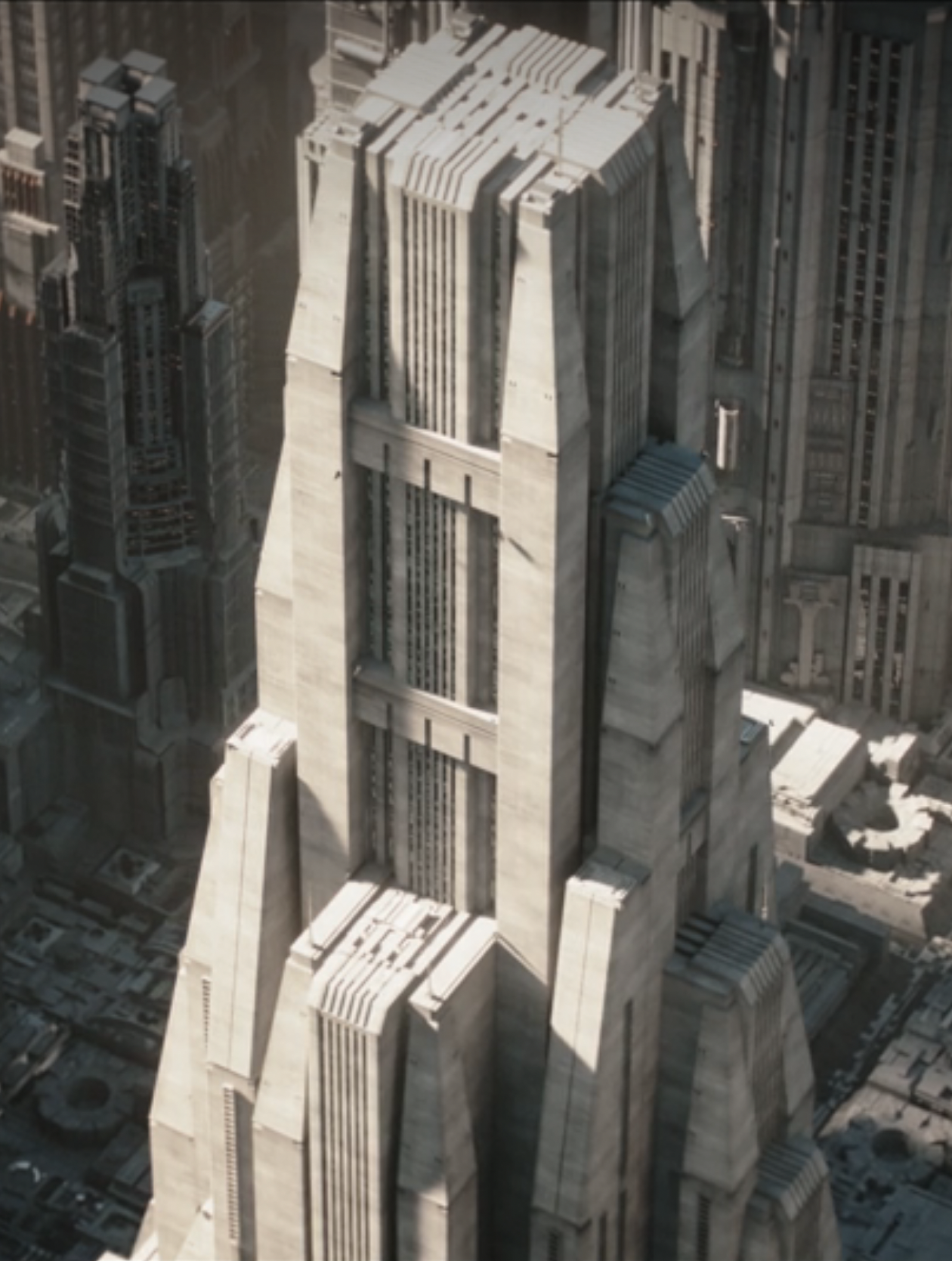 New Republic Coruscant skyscraper  (Tuttle's office) appearance in Common Appearance