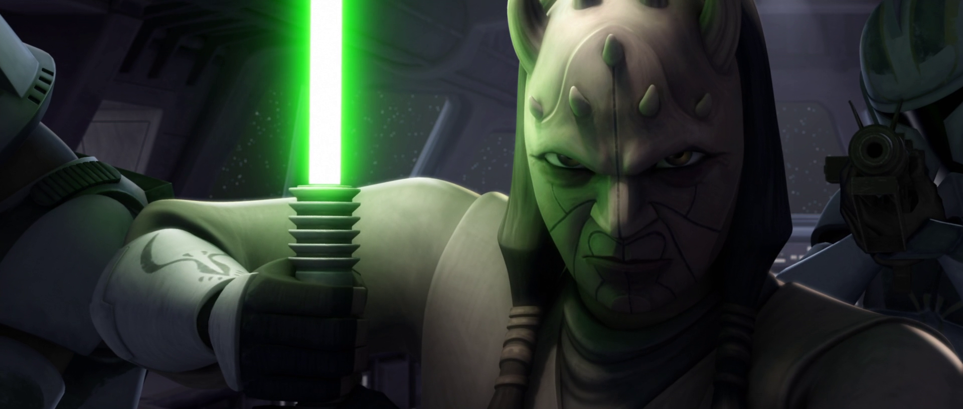 The original plot for "Grievous Intrigue" saw Eeth Koth's death at Grievous's hands.