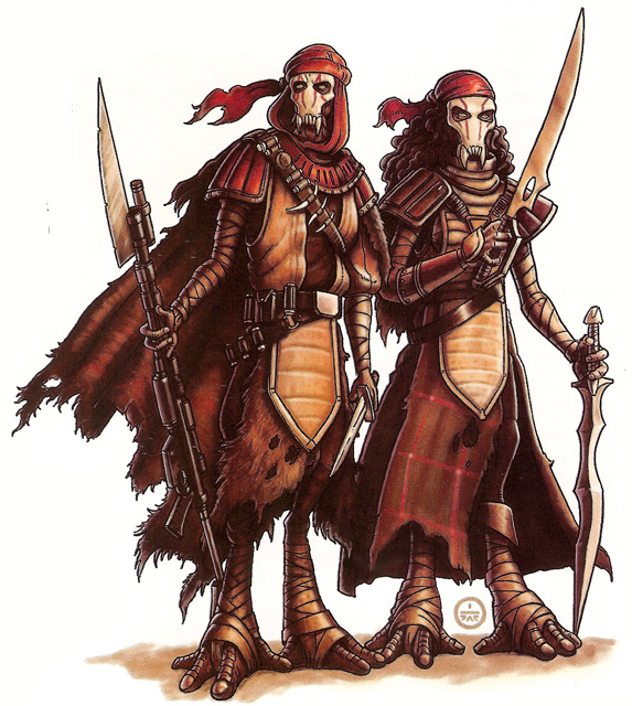 Members of the Kaleesh species, which PePe Rossh was one of.