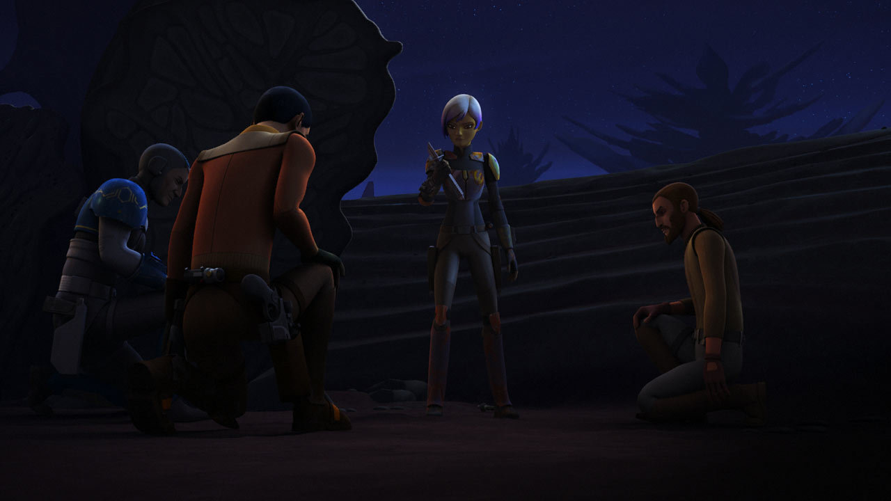 Fenn Rau believed in Sabine's strength to wield the Darksaber.