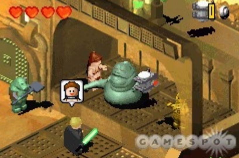 Screenshot from the Gameboy advance version.