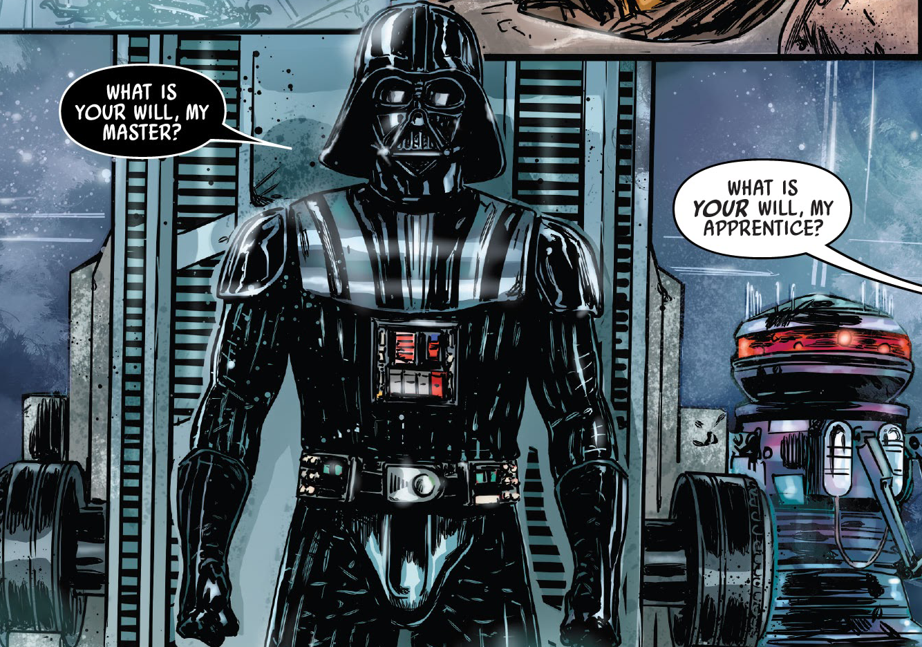 Following his reconstruction, Vader intended to kill his son in order to keep his place at the Emperor's side.