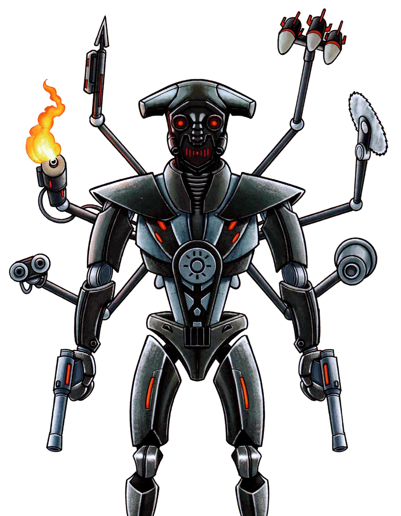 Hunter droid appearance in Common Appearance