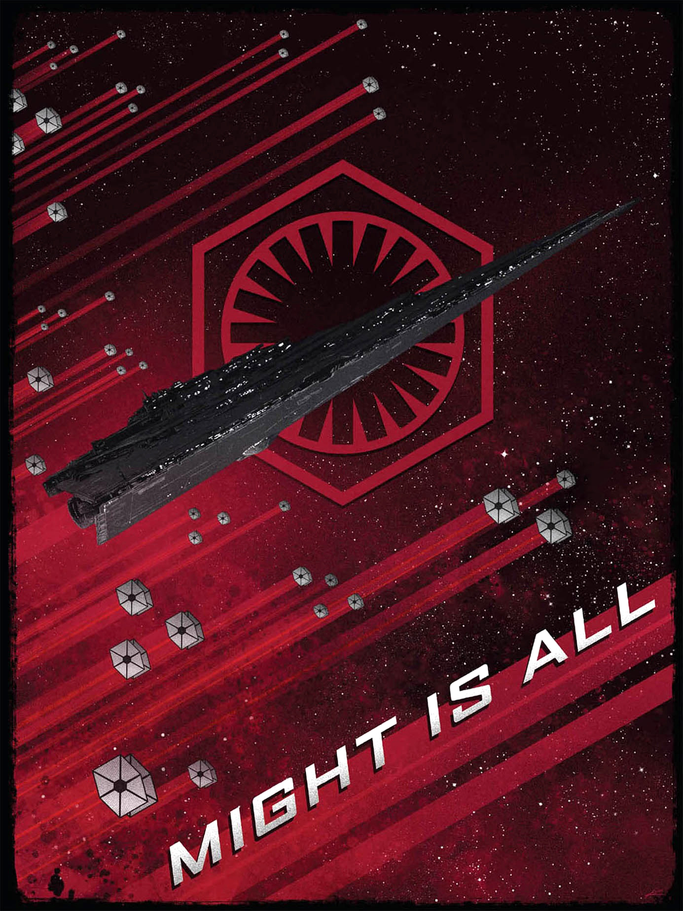 Under Snoke's leadership, the First Order pursued territorial expansion through military might.