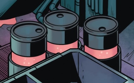 Pink milk appearance 