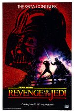 Revenge of the jedi poster