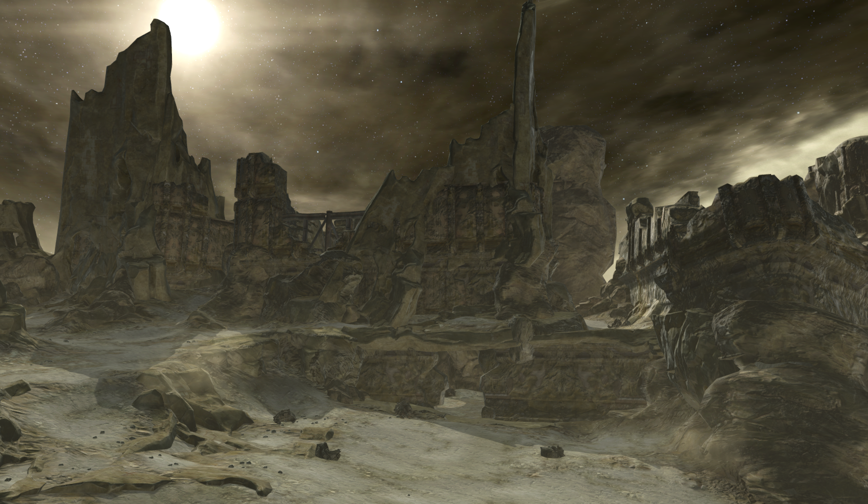 The surface of Nathema after the devastation