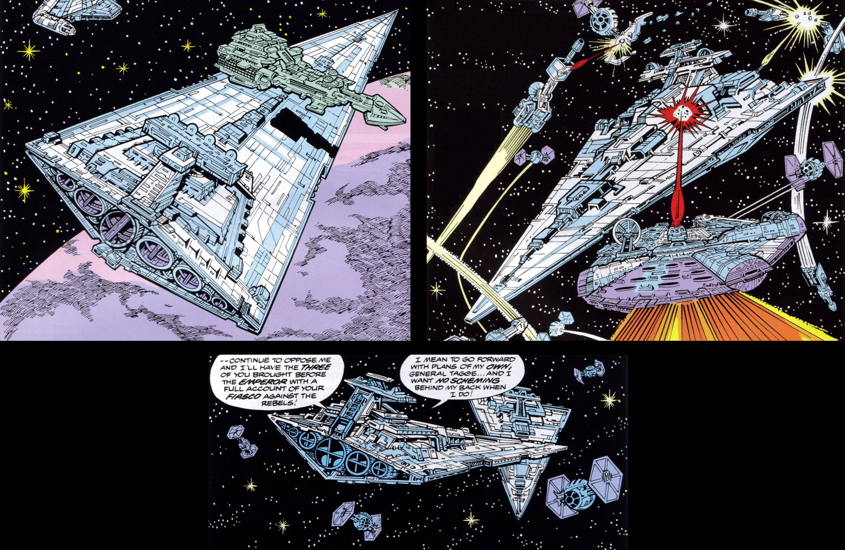 Ulric Tagge's second, third, and fourth battlecruisers (Captain Wermis's battlecruiser in the lower pic foreground).