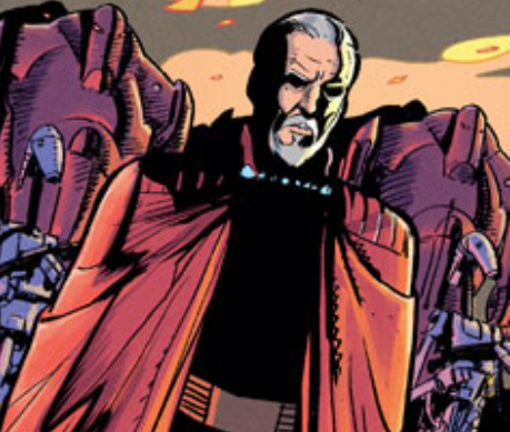 The former Jedi Master Dooku led the Separatist movement against the Republic.