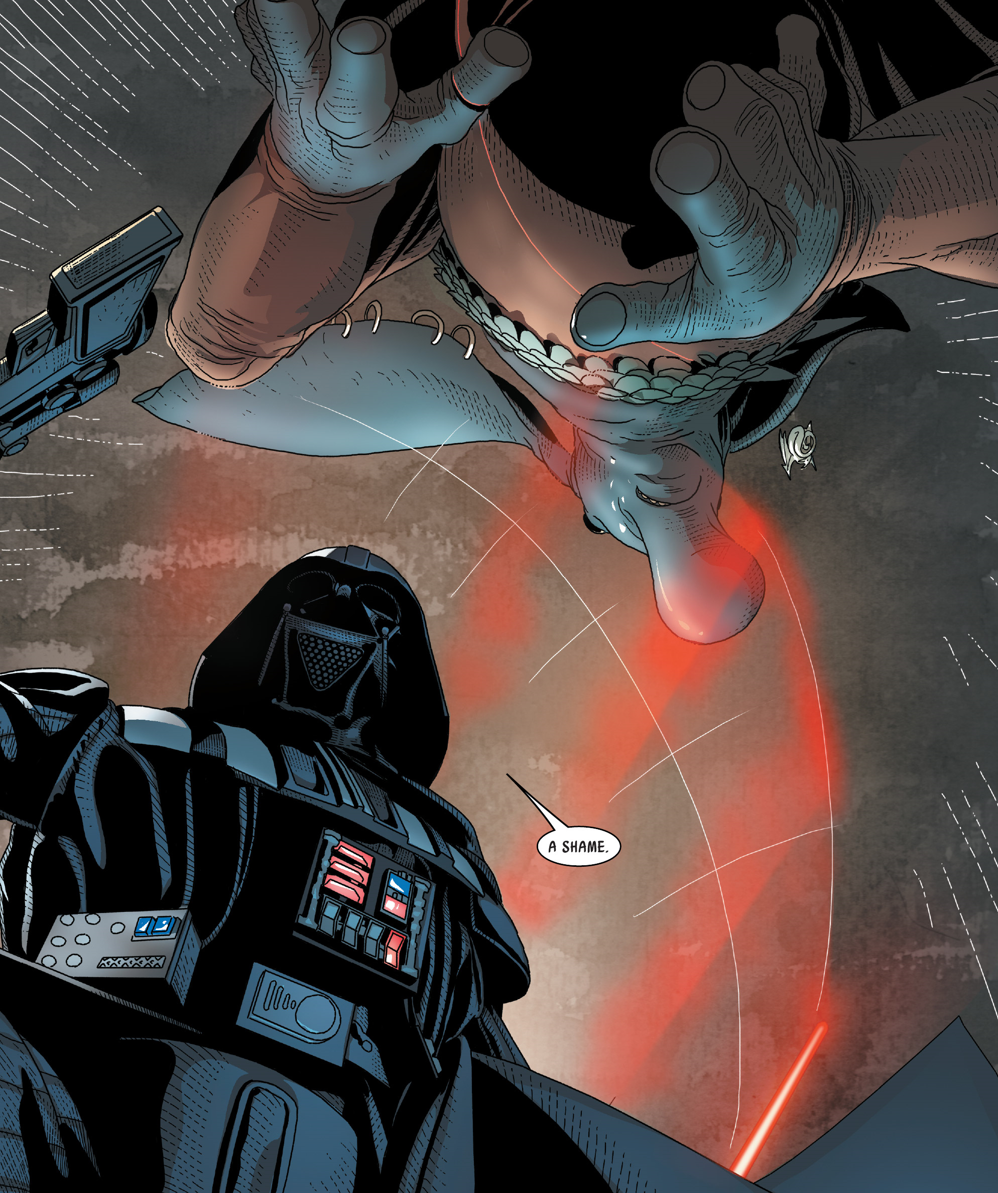 Darth Vader slays "the Dragon."