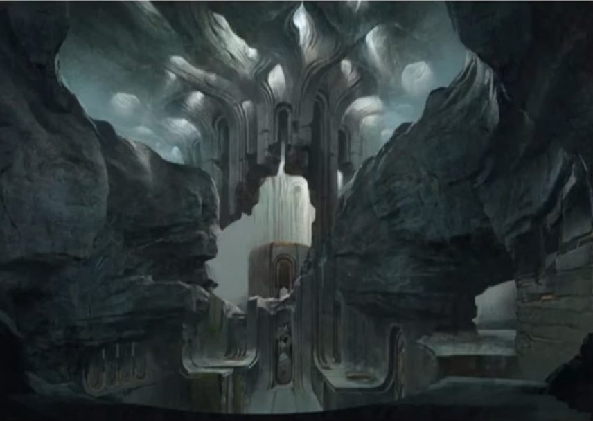 Bruno Werneck's concept art of the tomb