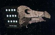 Vista posteriore di un Carrack