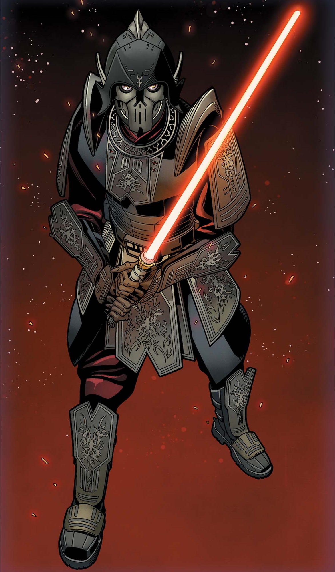 Besides his intellectual mind, Darth Bane was a formidable warrior.