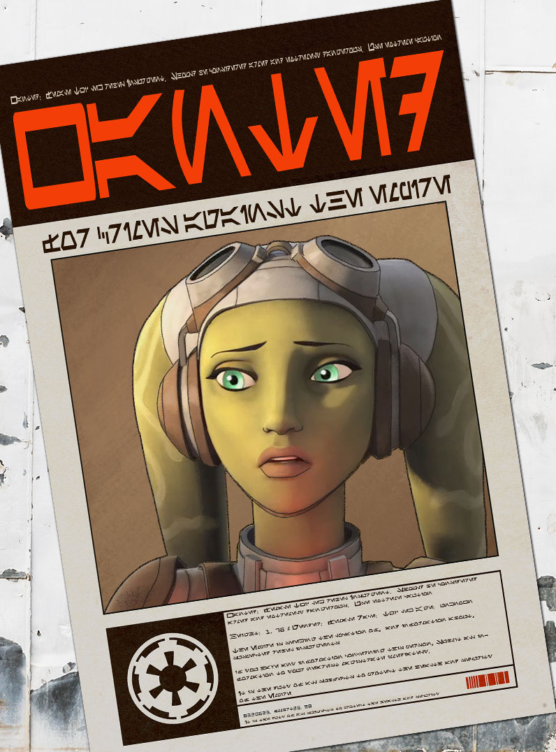 Hera's Imperial wanted poster