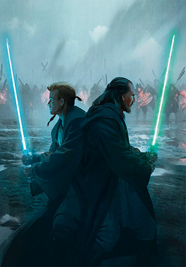 Qui-Gon Jinn and Obi-Wan Kenobi (pictured) met with the Opposition member and her colleagues on Pijal's moon.