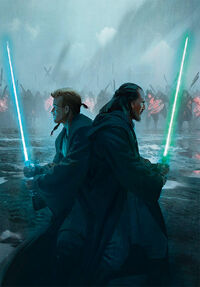 Qui-Gon Jinn/Obi-Wan Kenobi  Star wars poster, Star wars canon, Star wars  characters