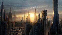 Coruscant landscape RotS