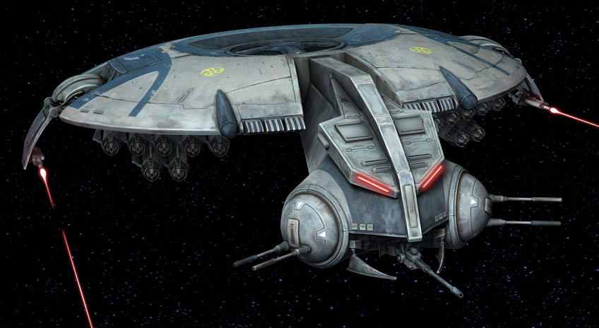 star wars droid gunship